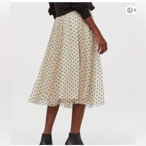 H&M Polka Dot Midi skirt